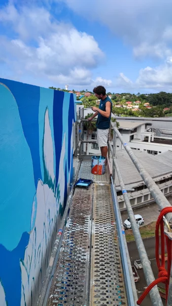 Milmurs production, Street-art, Martinique, Montréal, JKing | CHU Martinique
