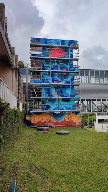 Milmurs production, Street-art, Martinique, Montréal, JKing | CHU Martinique