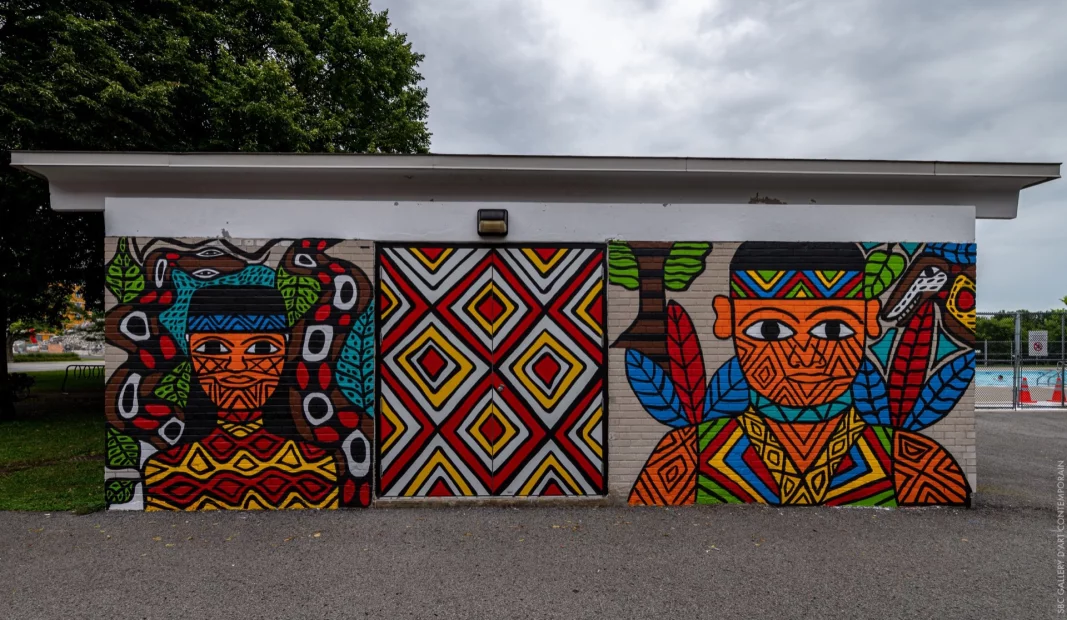 Milmurs production, Street-art, Martinique, Montréal, Mahku - Festival Montréal 2023