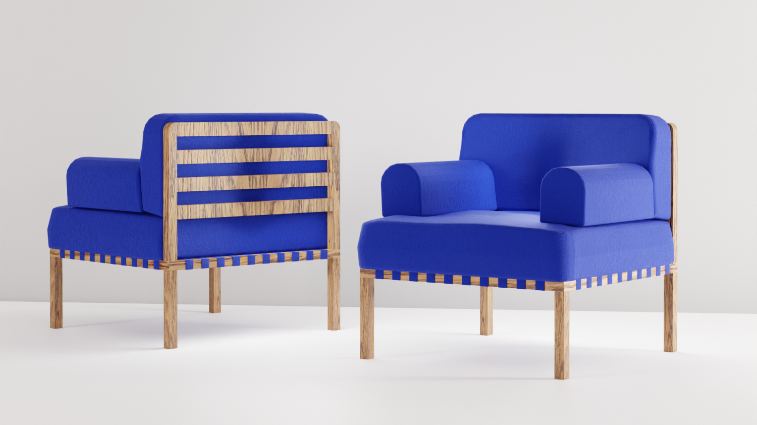 Fauteuil Bleu